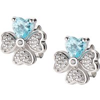 Orecchini Amen Donna Quadricuore in Argento Zircone EQUSBAC - EQUSBAC